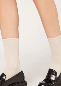Women Calzedonia Ribbed Short Socks
