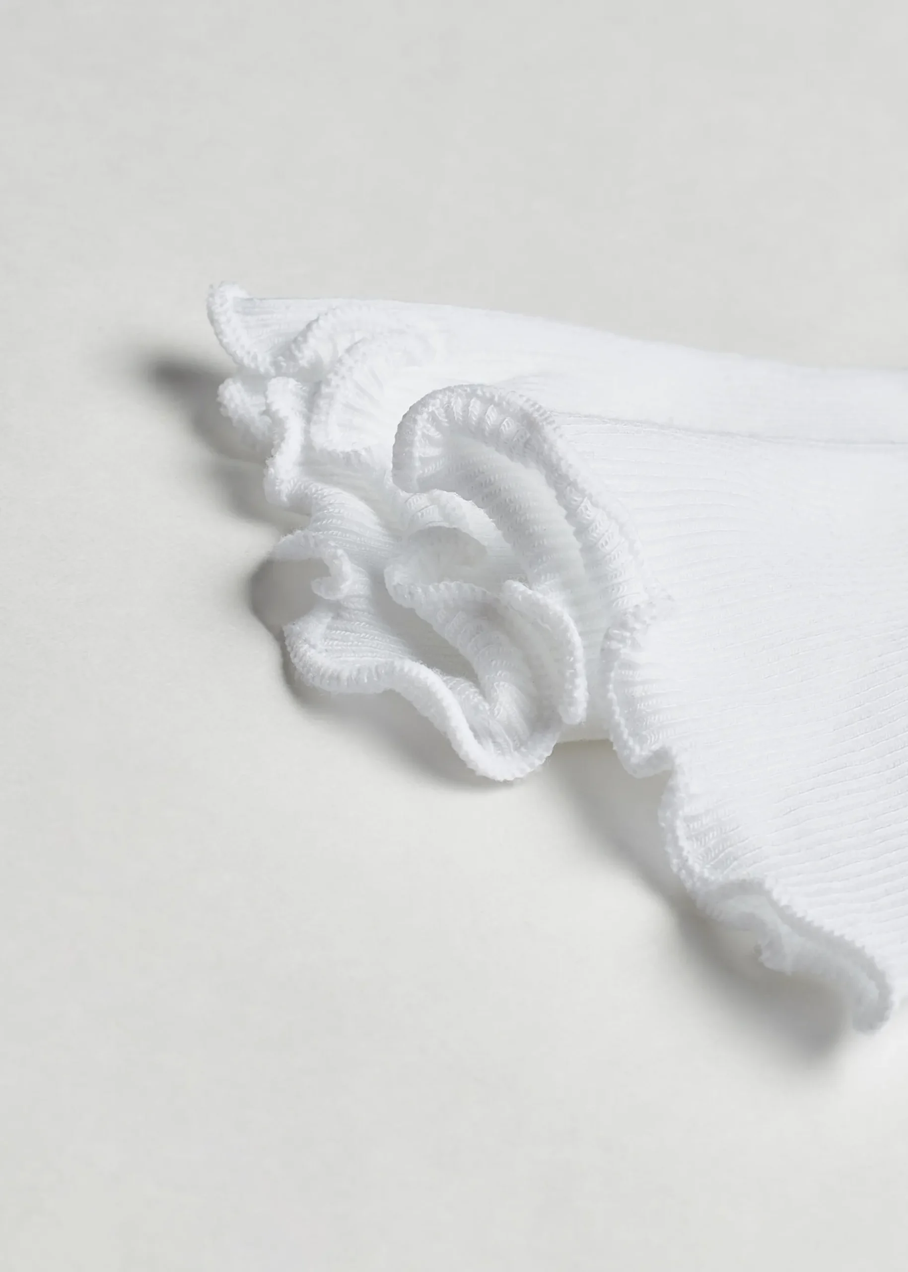 Women Calzedonia Ribbed Short Socks With Romantic Trim