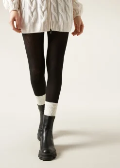 Women Calzedonia Ribbed Tights With Cashmere