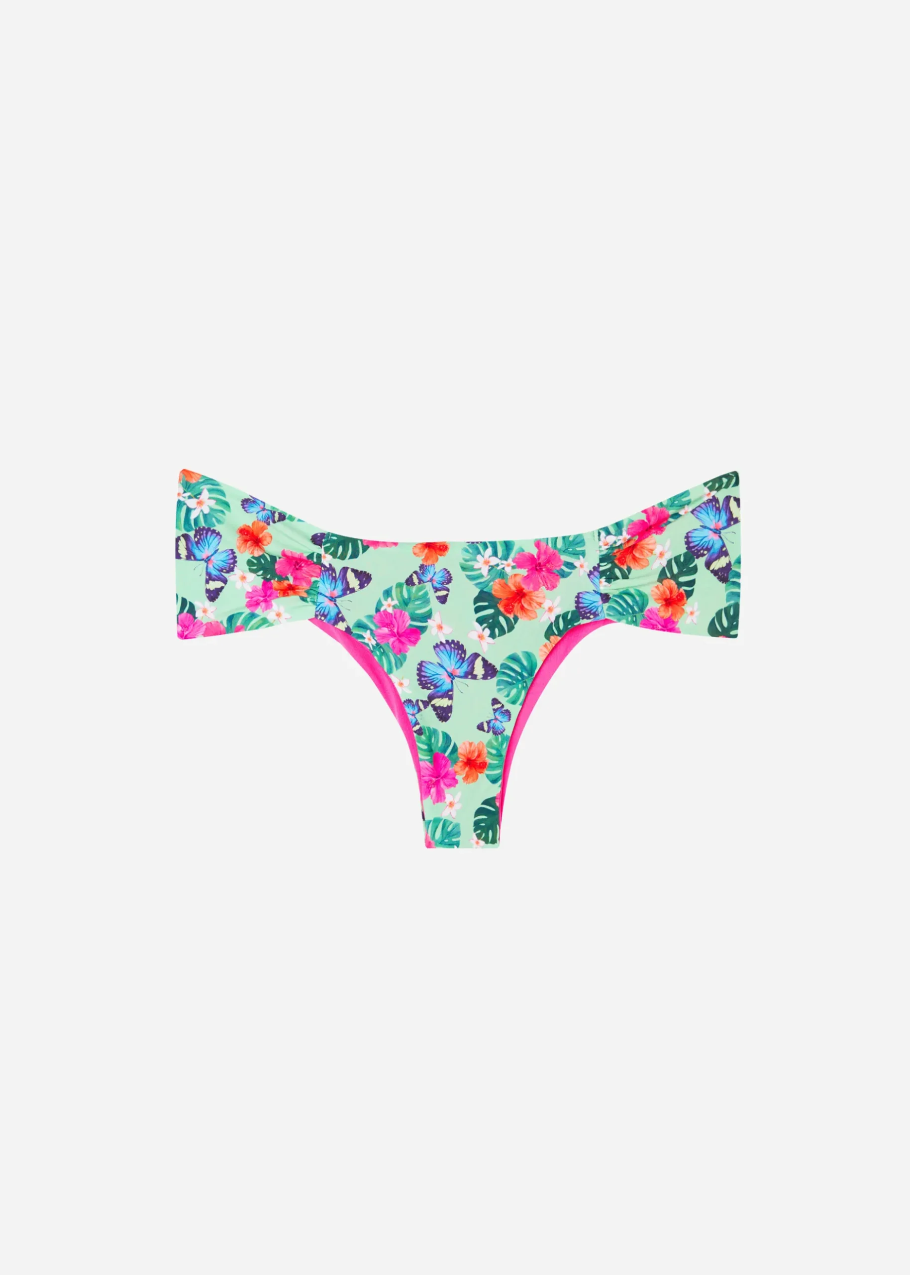 Women Calzedonia Ruched Brazilian Bikini Bottoms Malibu