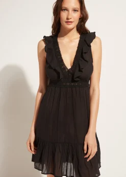 Women Calzedonia Ruffle Passementerie Short Dress