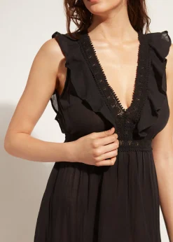 Women Calzedonia Ruffle Passementerie Short Dress