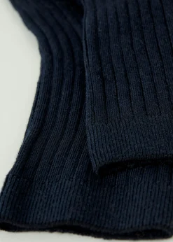 Women Calzedonia Short Ribbed Socks With Cotton And Cashmere