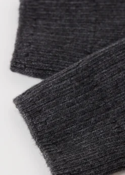 Women Calzedonia Short Ribbed Socks With Wool And Cashmere
