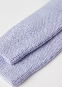 Women Calzedonia Short Ribbed Socks With Wool And Cashmere