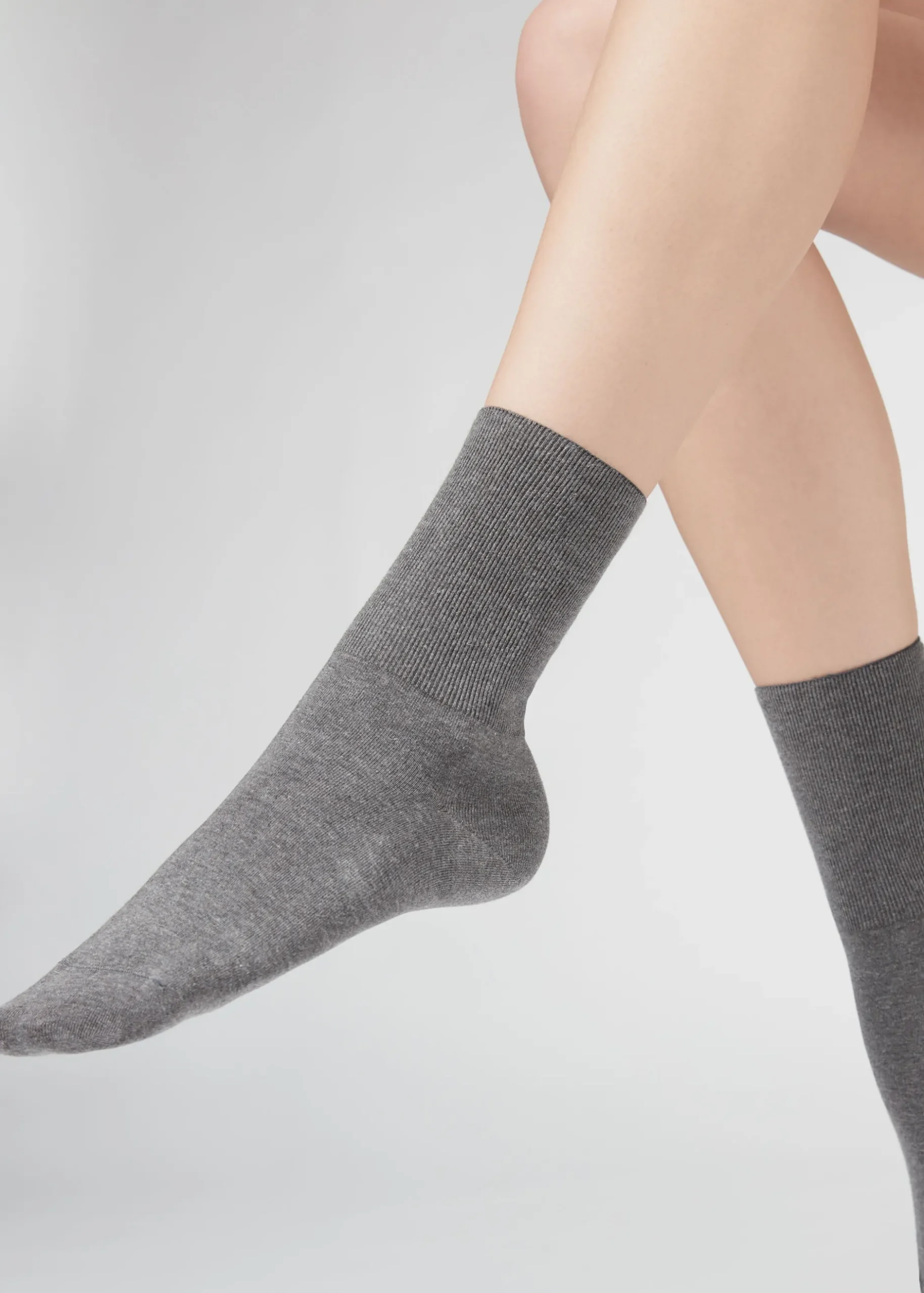 Women Calzedonia Short Socks In Cotton With Cashmere
