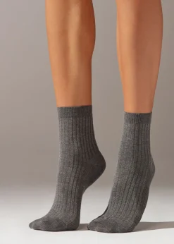 Women Calzedonia Short Socks With Cashmere