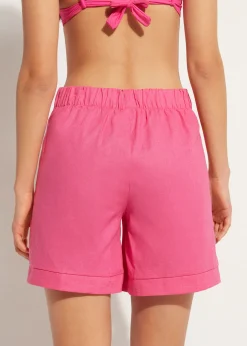 Women Calzedonia Shorts With Linen