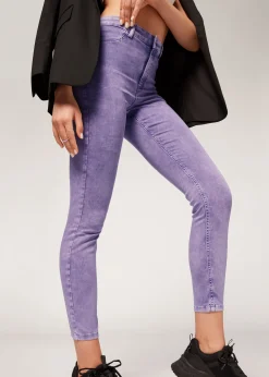 Women Calzedonia Skinny Push Up Tie-Dye Jeans