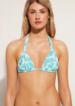 Women Calzedonia Slide Triangle Bikini Top Sorrento