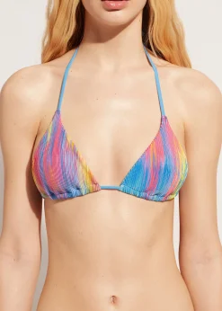 Women Calzedonia Slide Triangle Bikini Top Maiorca