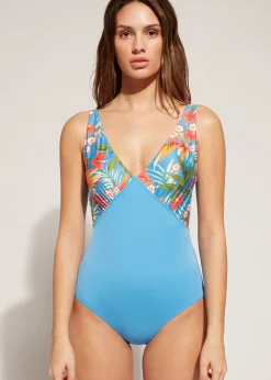 Women Calzedonia Slimming Padded Swimsuit Maui