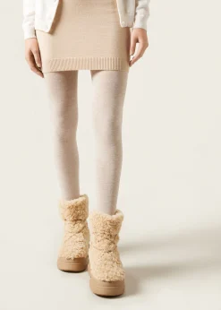 Women Calzedonia Soft Modal And Cashmere Blend Tights