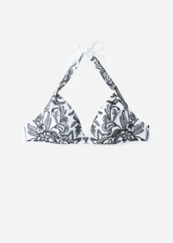 Women Calzedonia Soft Padded Triangle Bikini Top Zanzibar