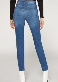 Women Calzedonia Super Flex Denim High-Waisted Superskinny Jeans