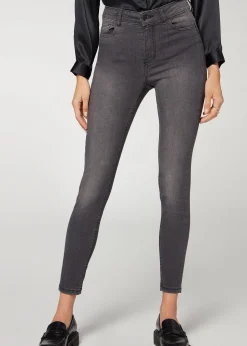 Women Calzedonia Super Flex Denim High-Waisted Superskinny Jeans