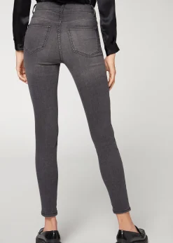 Women Calzedonia Super Flex Denim High-Waisted Superskinny Jeans