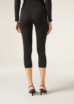 Women Calzedonia Supima Cotton Capri Leggings