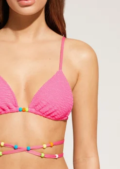 Women Calzedonia Tie Slide Triangle Bikini Top San Diego