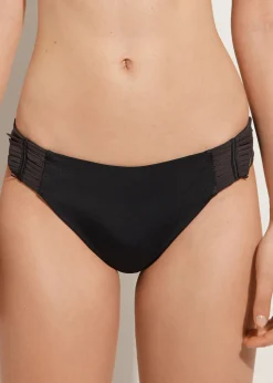 Women Calzedonia Tulle Insert Bikini Bottoms Tokyo
