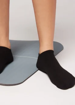 Men Calzedonia Unisex Cotton Sports No-Show Socks