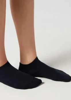 Men Calzedonia Unisex No-Show Socks With Cashmere