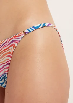 Women Calzedonia Zebra Pattern Bikini Bottoms Malaga